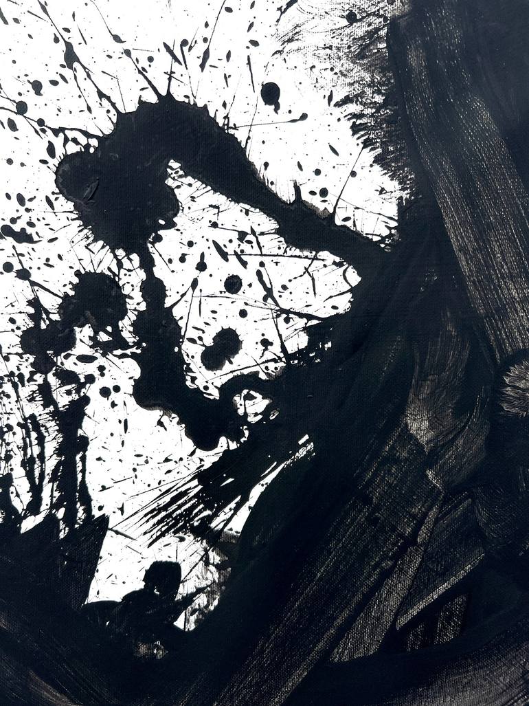 Original Abstract Expressionism Abstract Painting by Romana Jelínková