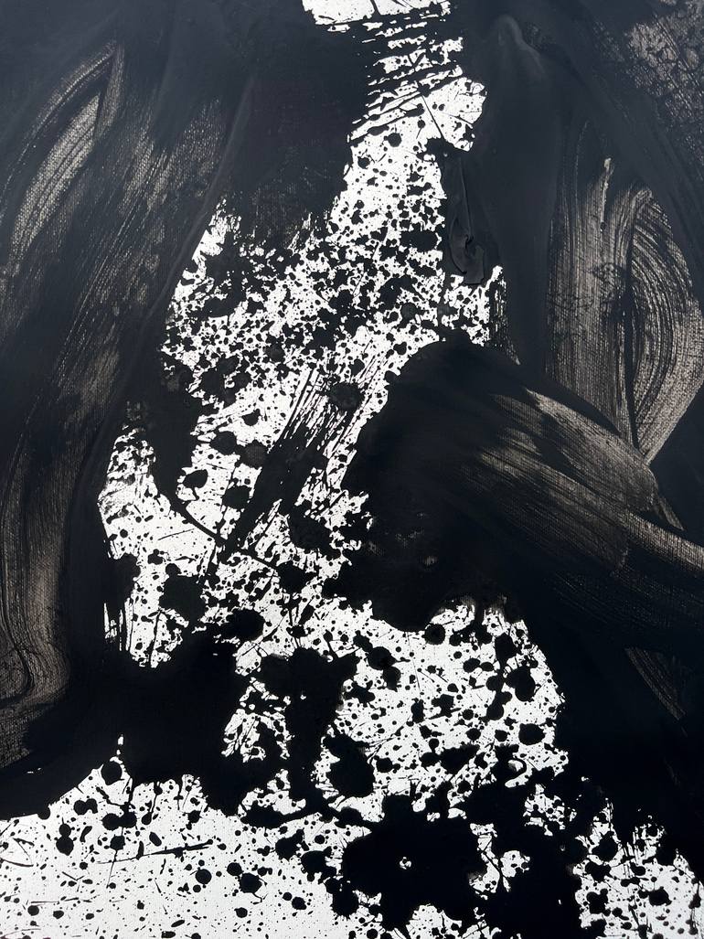 Original Abstract Expressionism Abstract Painting by Romana Jelínková