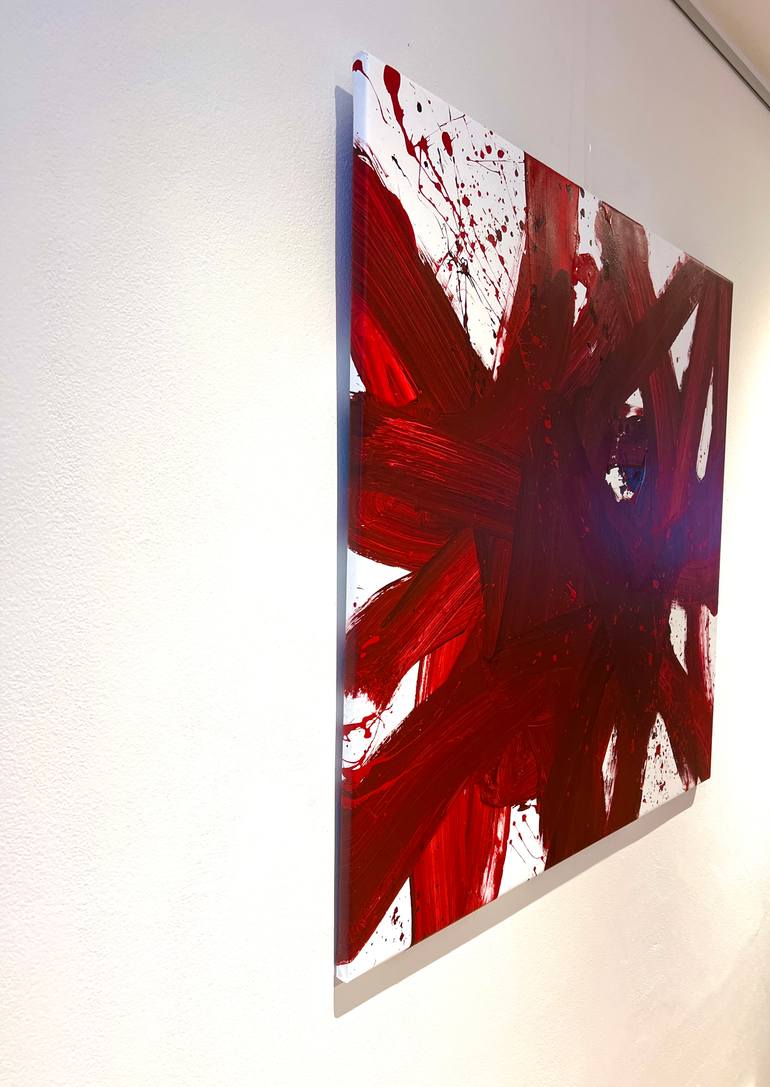 Original Abstract Expressionism Abstract Painting by Romana Jelínková