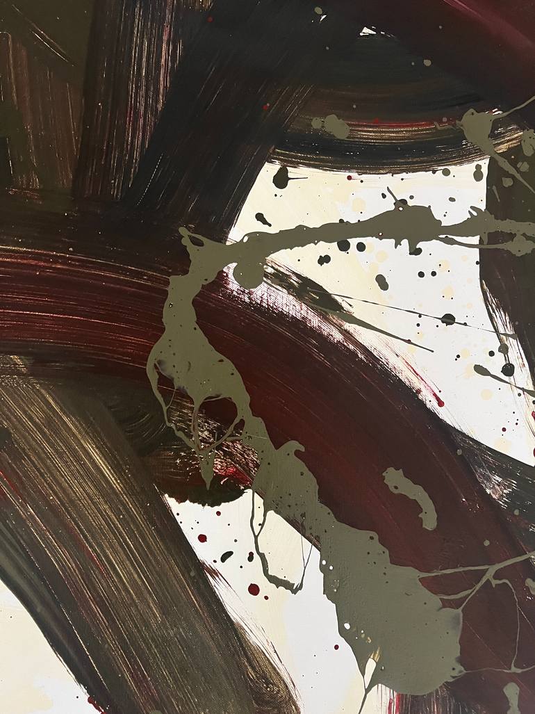 Original Abstract Expressionism Abstract Painting by Romana Jelínková