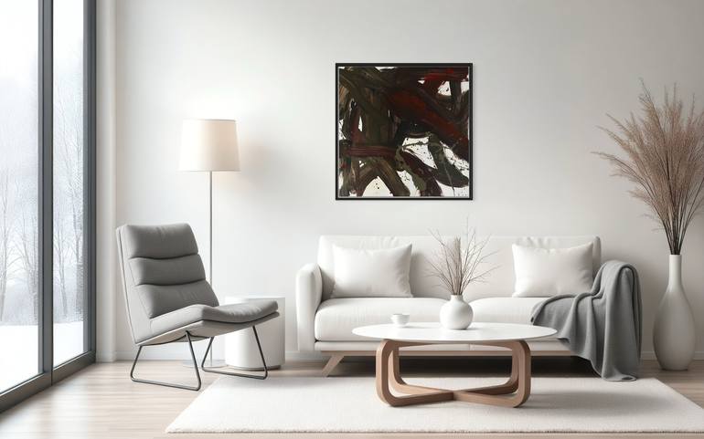 Original Abstract Expressionism Abstract Painting by Romana Jelínková