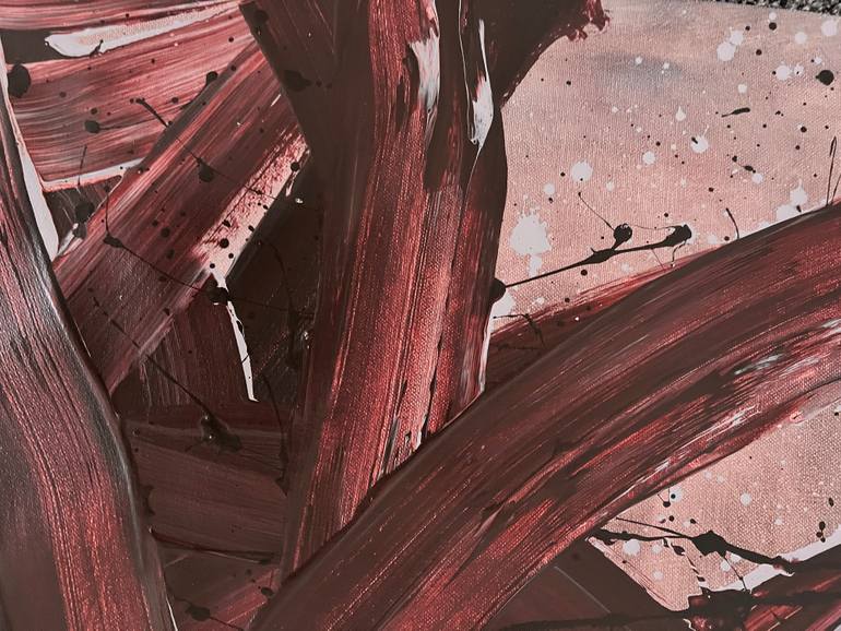 Original Abstract Expressionism Abstract Painting by Romana Jelínková