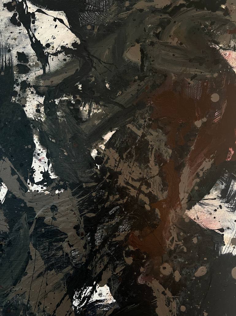 Original Abstract Expressionism Abstract Painting by Romana Jelínková