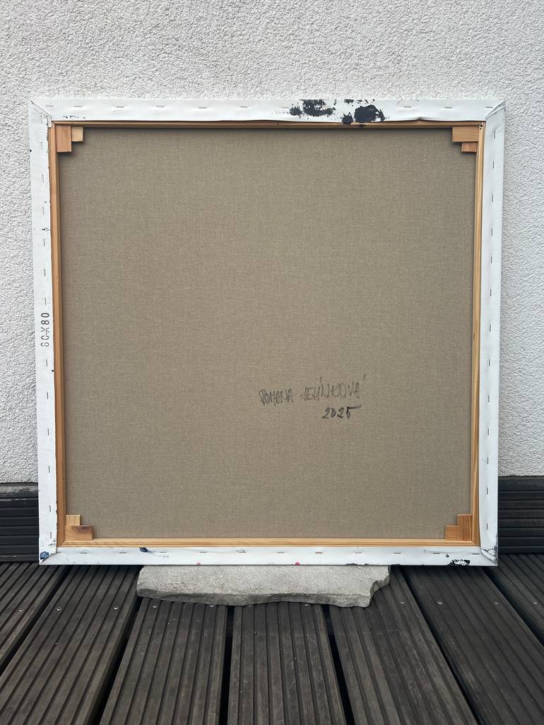 Original Abstract Expressionism Abstract Painting by Romana Jelínková