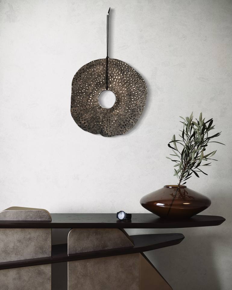 Original Symbolism Geometric Sculpture by Romana Jelínková