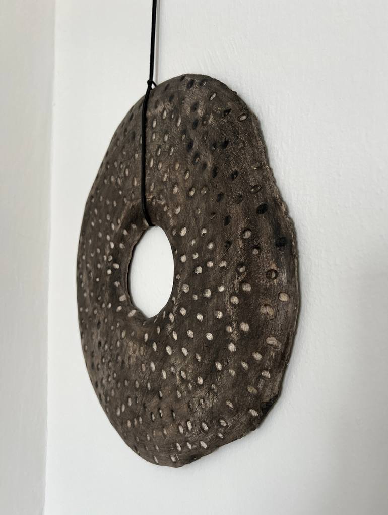 Original Symbolism Geometric Sculpture by Romana Jelínková