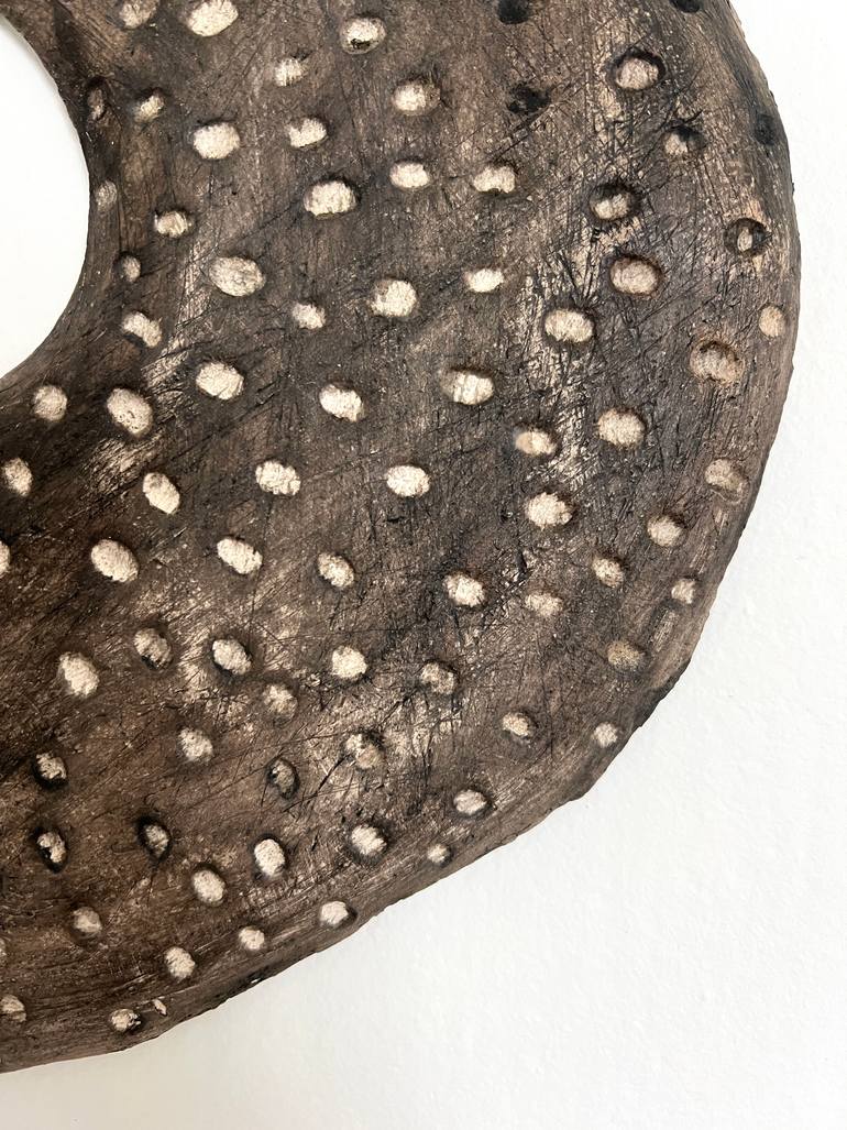 Original Symbolism Geometric Sculpture by Romana Jelínková