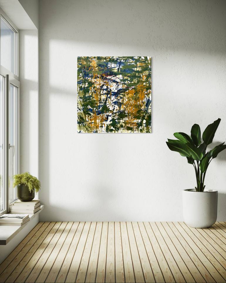 Original Abstract Expressionism Abstract Painting by Romana Jelínková