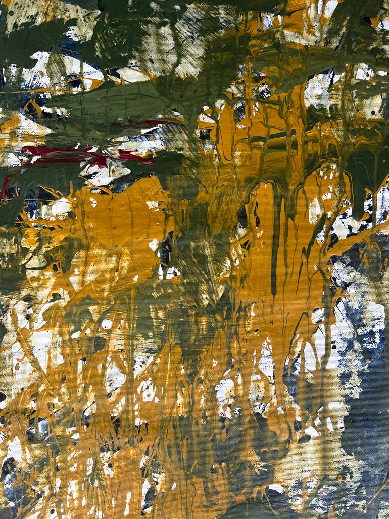 Original Abstract Expressionism Abstract Painting by Romana Jelínková