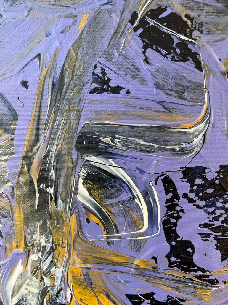 Original Abstract Expressionism Abstract Painting by Romana Jelínková