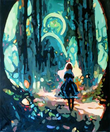 Original Impressionism Fantasy Paintings by Ivan Onnellinen