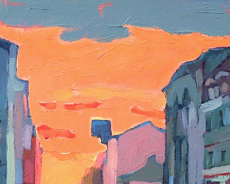 Original Impressionism Cities Painting by Ivan Onnellinen