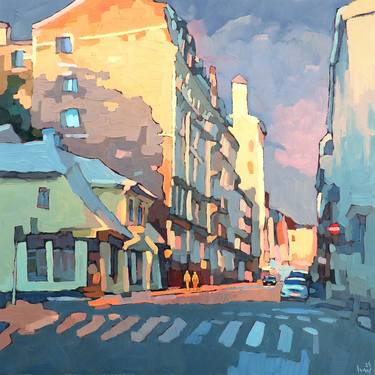 Original Impressionism Architecture Paintings by Ivan Onnellinen