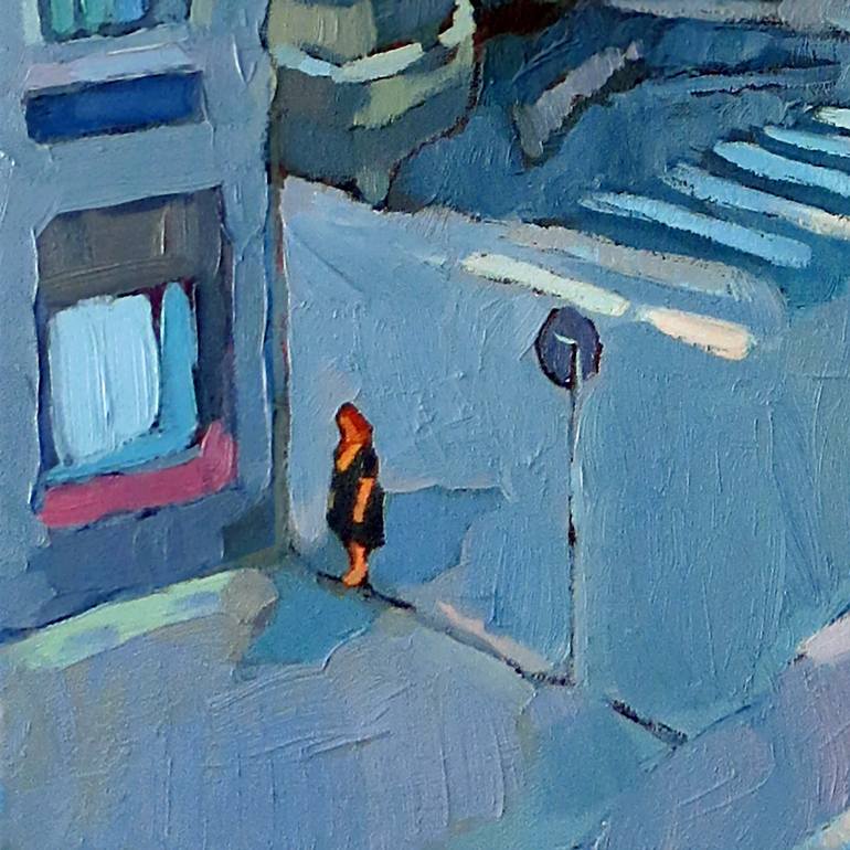 Original Impressionism Architecture Painting by Ivan Onnellinen