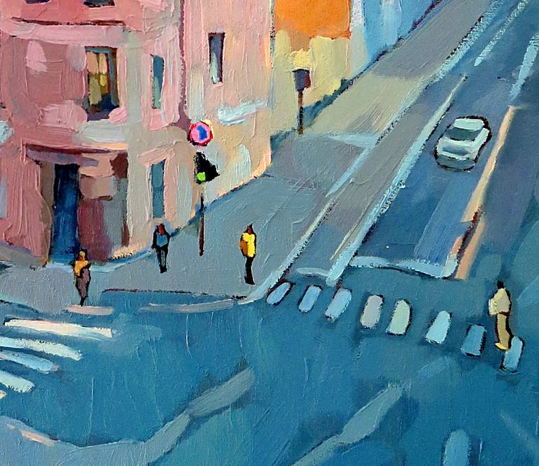 Original Impressionism Architecture Painting by Ivan Onnellinen