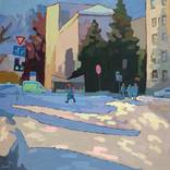 Winter Noon in Riga by Ivan Onnellinen