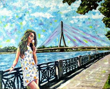 Original Impressionism Women Paintings by Ivan Onnellinen