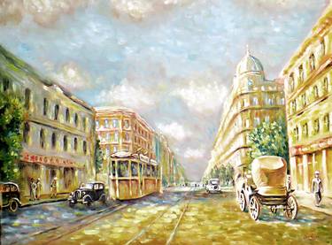 Original Impressionism Cities Paintings by Ivan Onnellinen