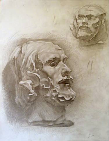 Academic drawing study, Saint John the Baptist thumb