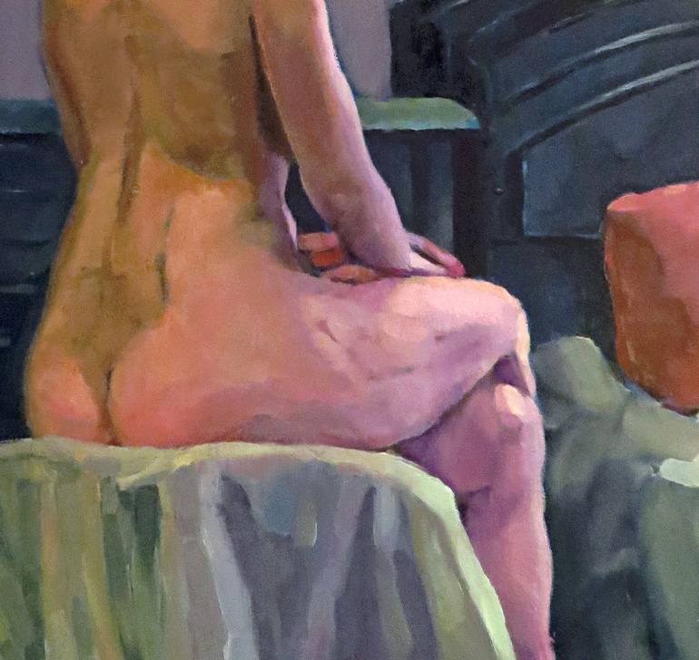 Original Impressionism Nude Painting by Ivan Onnellinen