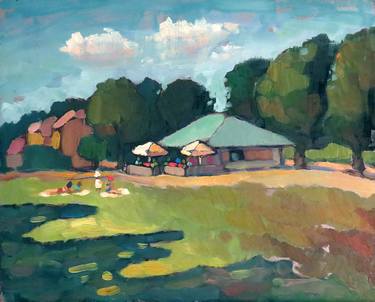 Print of Impressionism Landscape Paintings by Ivan Onnellinen