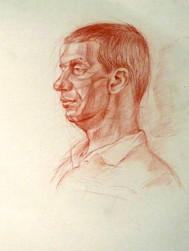 Print of Portraiture Portrait Drawings by Ivan Onnellinen