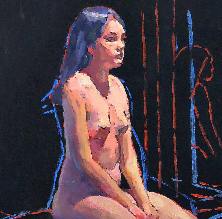 Original Realism Nude Painting by Ivan Onnellinen