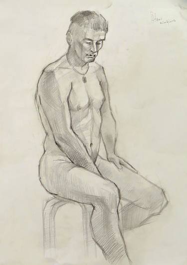 Print of Realism Nude Drawings by Ivan Onnellinen