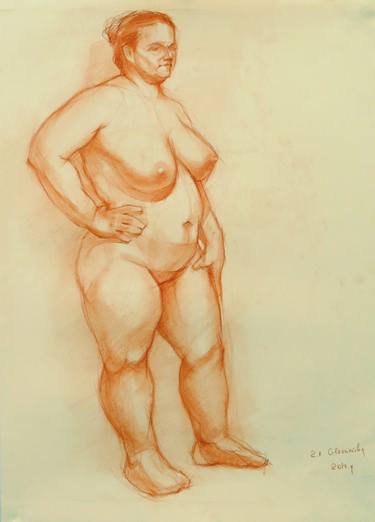 Print of Nude Drawings by Ivan Onnellinen