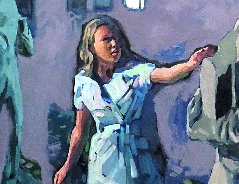 Original Impressionism Fantasy Painting by Ivan Onnellinen