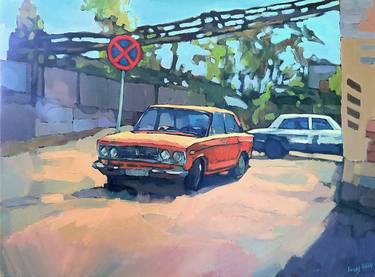 Original Impressionism Car Paintings by Ivan Onnellinen