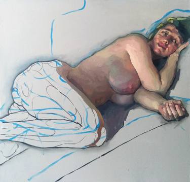 Original Realism Nude Paintings by Ivan Onnellinen