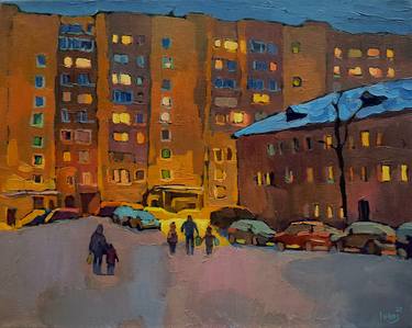 Print of Cities Paintings by Ivan Onnellinen