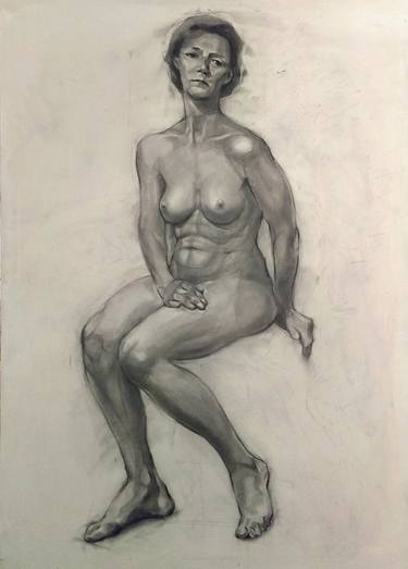 Print of Realism Nude Drawings by Ivan Onnellinen