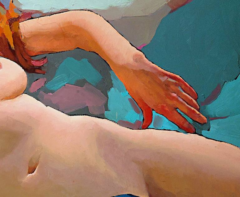 Original Nude Painting by Ivan Onnellinen