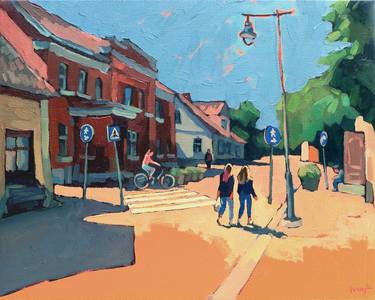Print of Impressionism Cities Paintings by Ivan Onnellinen