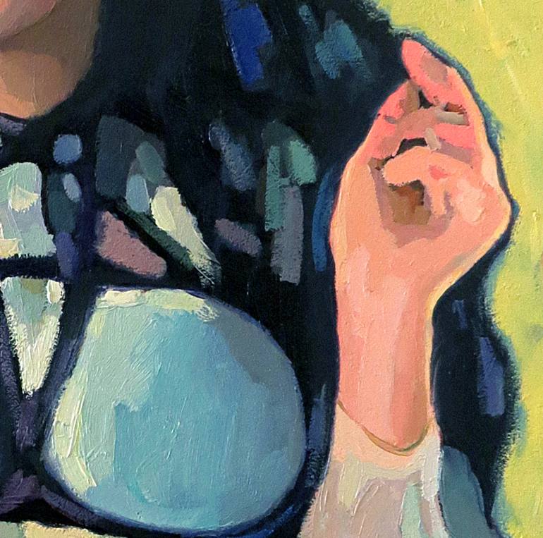 Original Impressionism Cartoon Painting by Ivan Onnellinen