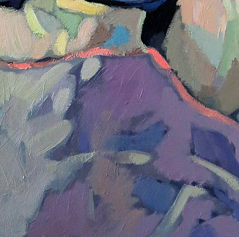 Original Impressionism Cartoon Painting by Ivan Onnellinen