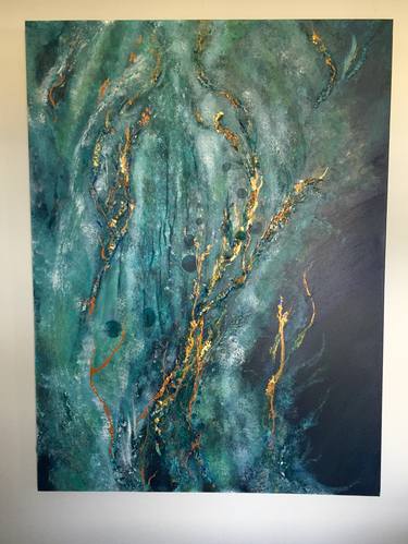 Original Abstract Expressionism Seascape Paintings by Stephanie Fuller