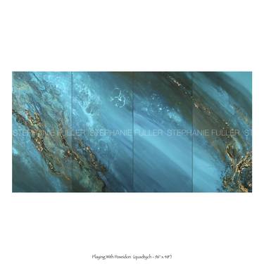 Original Abstract Expressionism Seascape Paintings by Stephanie Fuller