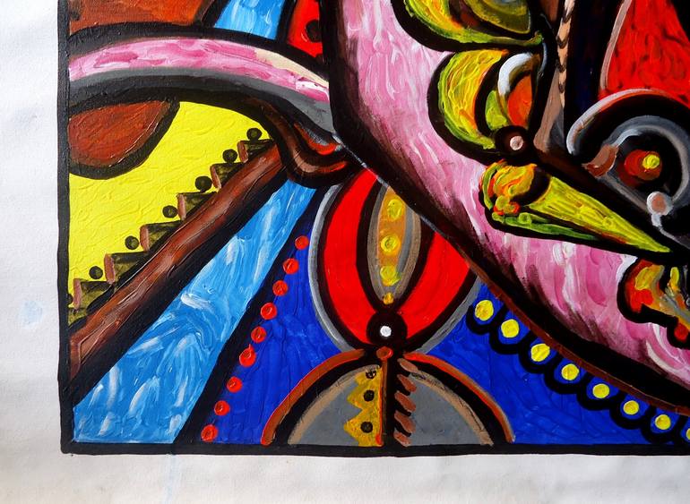 Original Abstract Painting by Mbonu Emerem