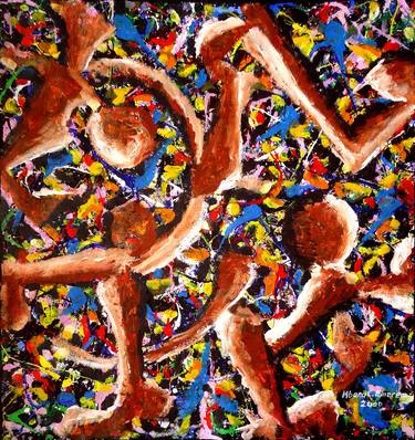 Print of Abstract Expressionism Abstract Paintings by Mbonu Emerem