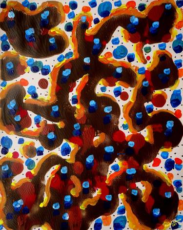 Original Abstract Paintings by Mbonu Emerem