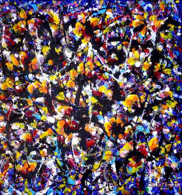 Original Abstract Expressionism Abstract Paintings by Mbonu Emerem