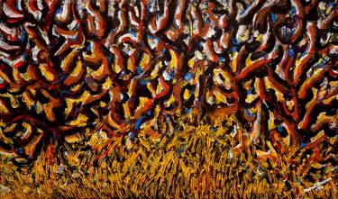 Print of Abstract Expressionism Landscape Paintings by Mbonu Emerem