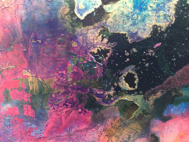 Original Abstract Expressionism Abstract Painting by Agnieszka Niezgoda Art