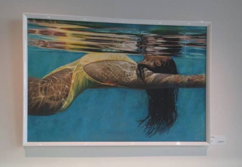 Original Figurative Water Drawing by Daggi Wallace