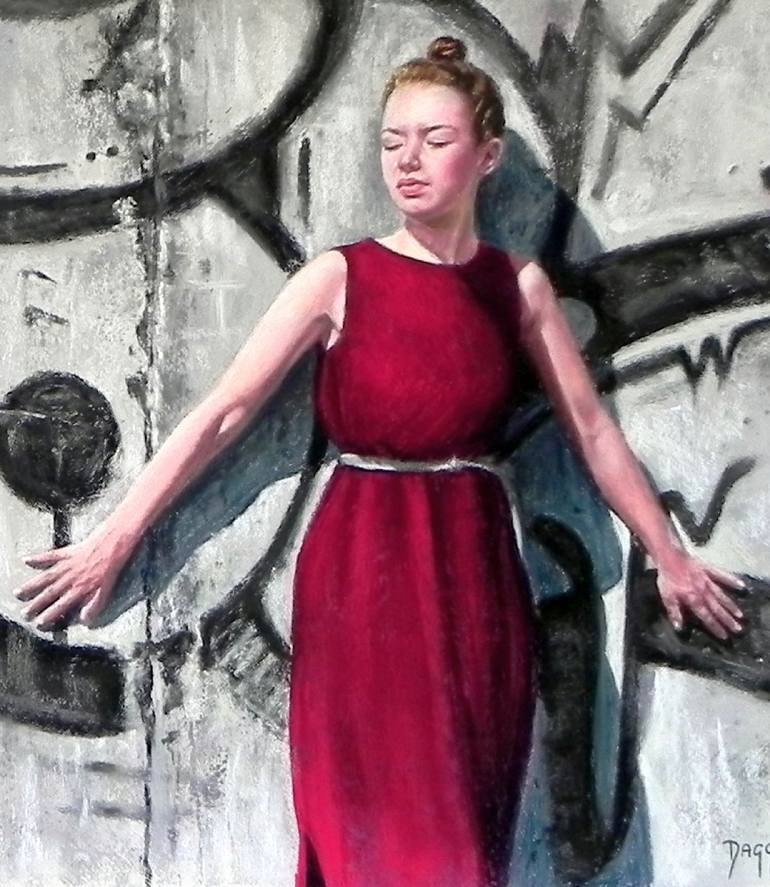 Original Figurative Wall Painting by Daggi Wallace