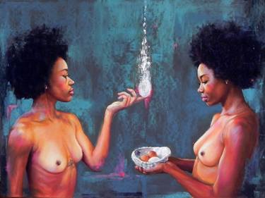Original Figurative Nude Paintings by Daggi Wallace