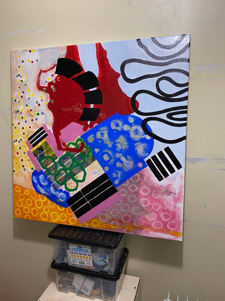 Original Abstract Painting by Sue Mcqueen